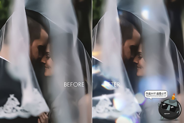 图片[3]-高清炫彩棱镜自然光效水晶彩虹光斑后期叠加背景JPG黑底图片素材-设计猿