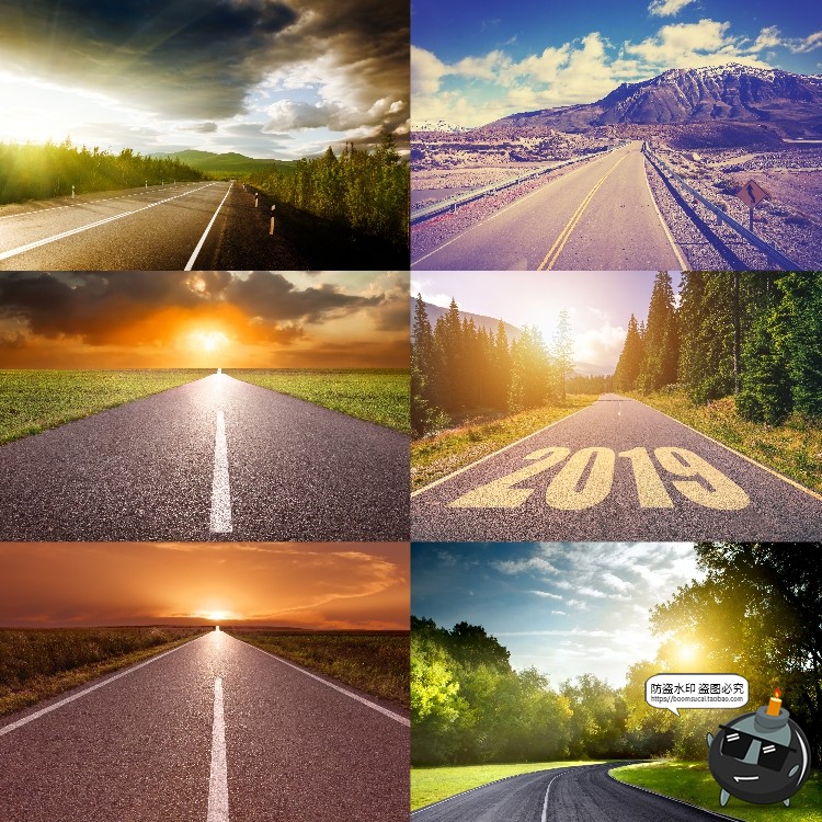 图片[6]-高清柏油公路沥青道路马路自然风光背景风景后期合成JPG图片素材-设计猿