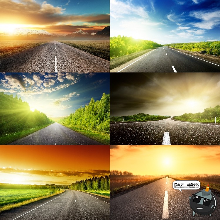 图片[15]-高清柏油公路沥青道路马路自然风光背景风景后期合成JPG图片素材-设计猿