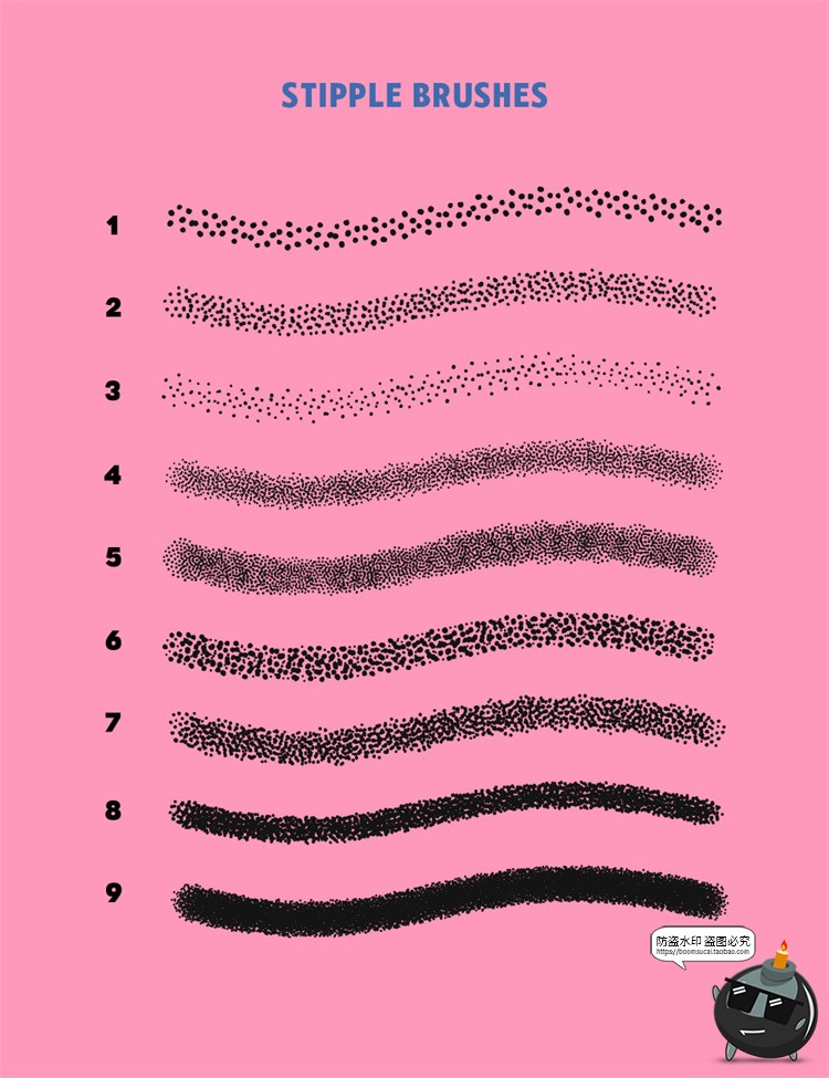 图片[8]-潮流复古怀旧漫画艺术颗粒感喷枪涂鸦效果手绘插画噪点AI笔刷素材-设计猿