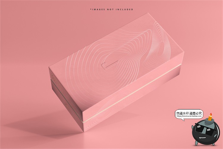 图片[3]-长方形天地盖木质礼盒礼品包装纸盒智能贴图样机PSD模板PS素材-设计猿