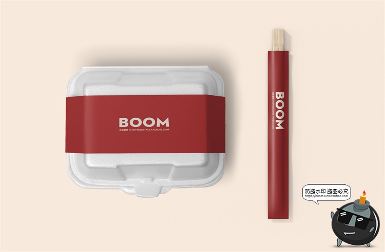 图片[8]-中式餐饮餐厅品牌衍生VI提案LOGO展示应用PSD模板贴图样机PS素材-设计猿