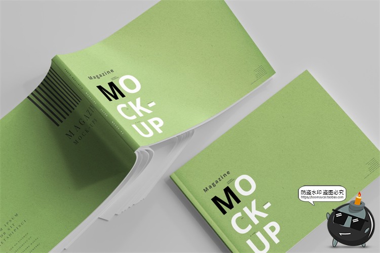 图片[14]-横板产品宣传画册书籍杂志本子封面展开叠起智能样机PSD模板素材-设计猿