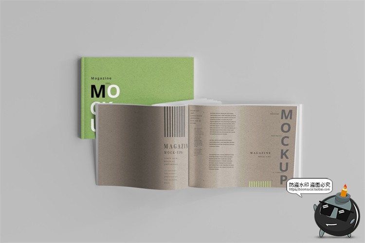 图片[16]-横板产品宣传画册书籍杂志本子封面展开叠起智能样机PSD模板素材-设计猿