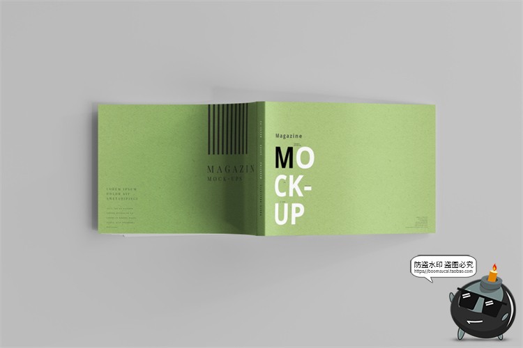 图片[17]-横板产品宣传画册书籍杂志本子封面展开叠起智能样机PSD模板素材-设计猿