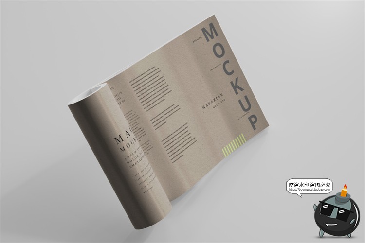 图片[22]-横板产品宣传画册书籍杂志本子封面展开叠起智能样机PSD模板素材-设计猿