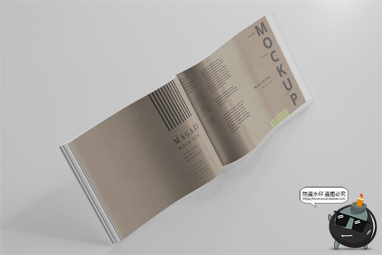 图片[23]-横板产品宣传画册书籍杂志本子封面展开叠起智能样机PSD模板素材-设计猿