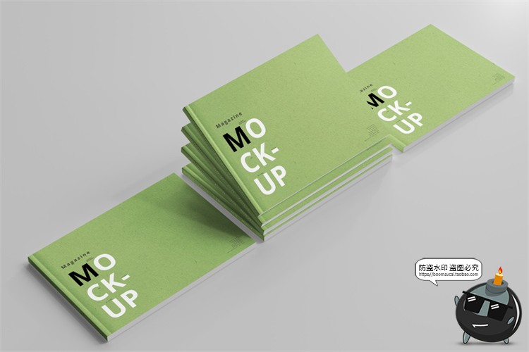 图片[25]-横板产品宣传画册书籍杂志本子封面展开叠起智能样机PSD模板素材-设计猿