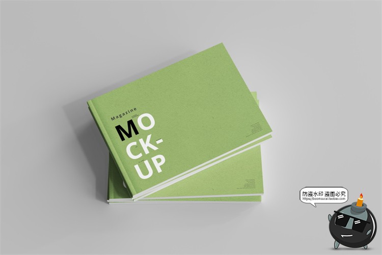 图片[27]-横板产品宣传画册书籍杂志本子封面展开叠起智能样机PSD模板素材-设计猿