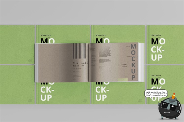 图片[30]-横板产品宣传画册书籍杂志本子封面展开叠起智能样机PSD模板素材-设计猿
