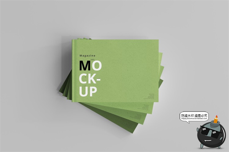 图片[33]-横板产品宣传画册书籍杂志本子封面展开叠起智能样机PSD模板素材-设计猿