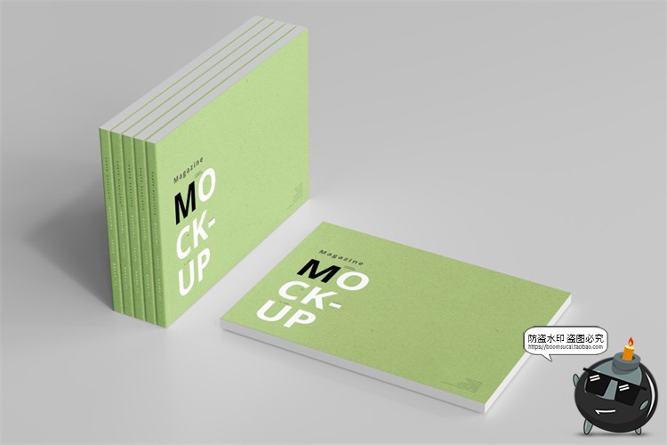 图片[38]-横板产品宣传画册书籍杂志本子封面展开叠起智能样机PSD模板素材-设计猿