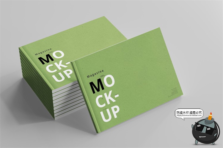 图片[40]-横板产品宣传画册书籍杂志本子封面展开叠起智能样机PSD模板素材-设计猿