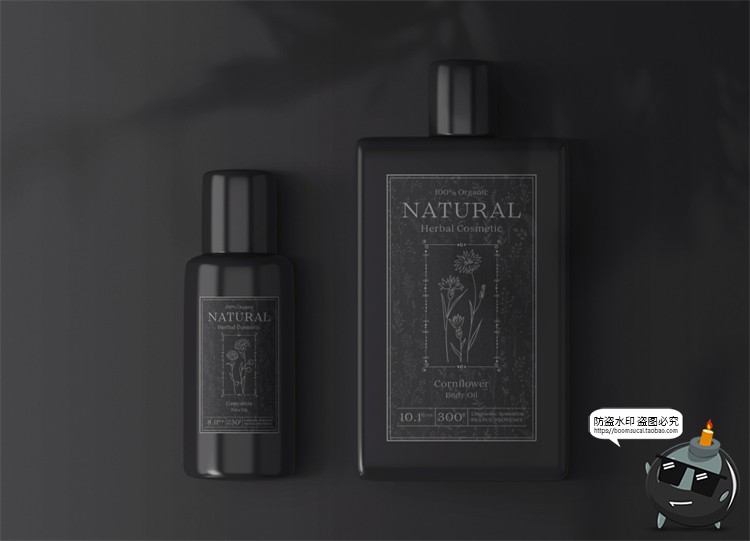 图片[10]-化妆品护肤品方形瓶子包装样机洗浴沐浴组合VI样机PSD模板PS素材-设计猿