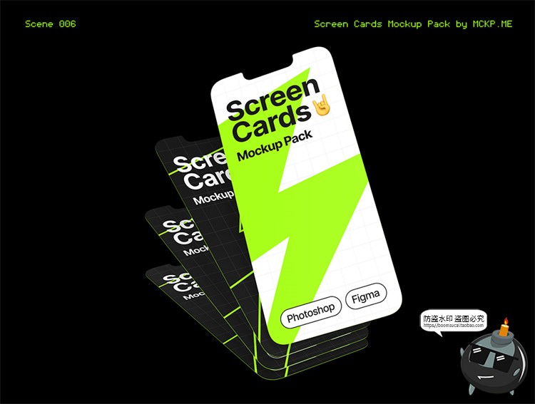 图片[7]-刘海屏APP应用UI界面效果图3D立体展示贴图样机PSD模板PS素材-设计猿