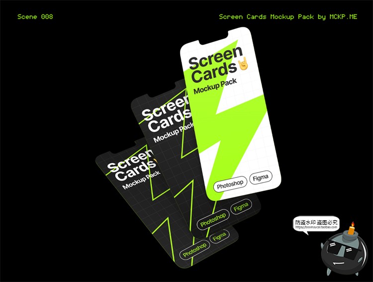 图片[8]-刘海屏APP应用UI界面效果图3D立体展示贴图样机PSD模板PS素材-设计猿