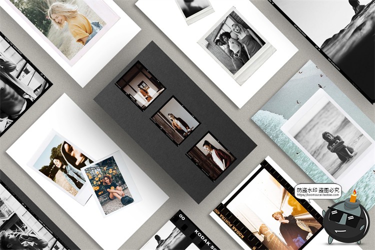 图片[11]-胶卷胶片框架品牌推广新媒体电商海报PNG边框PSD样机模板PS素材-设计猿