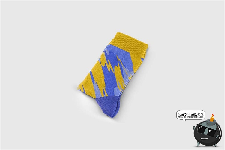 图片[7]-袜子包装长袜盒型礼盒飞机盒包装展示智能贴图样机PSD模板PS素材-设计猿