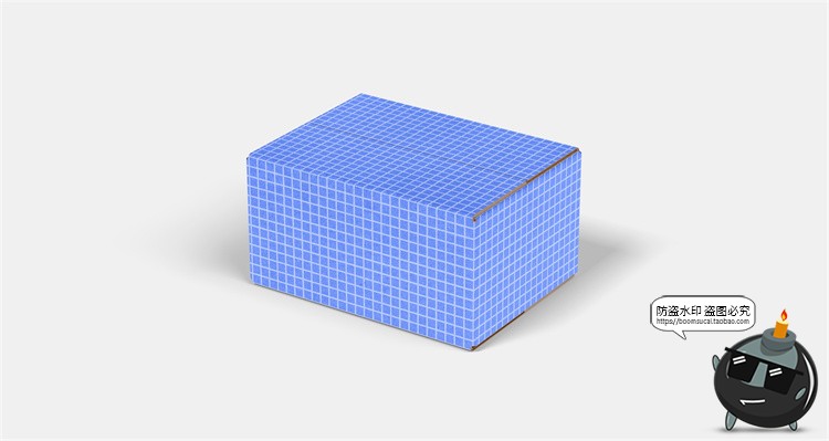 图片[22]-牛皮纸箱快递箱子包装盒瓦楞纸盒VI效果图展示PSD贴图样机ps素材-设计猿