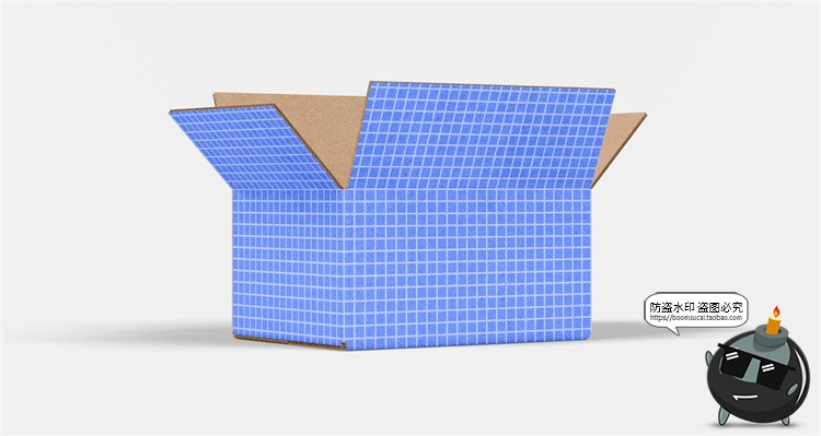 图片[23]-牛皮纸箱快递箱子包装盒瓦楞纸盒VI效果图展示PSD贴图样机ps素材-设计猿