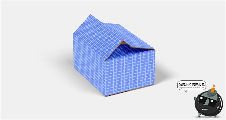 图片[25]-牛皮纸箱快递箱子包装盒瓦楞纸盒VI效果图展示PSD贴图样机ps素材-设计猿