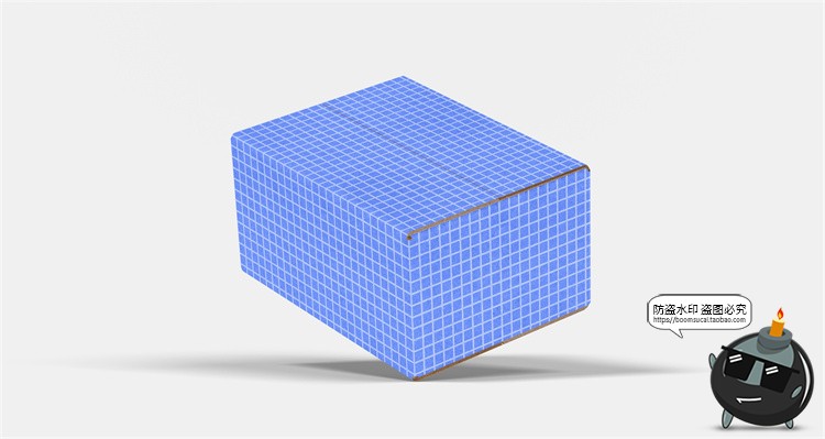 图片[27]-牛皮纸箱快递箱子包装盒瓦楞纸盒VI效果图展示PSD贴图样机ps素材-设计猿