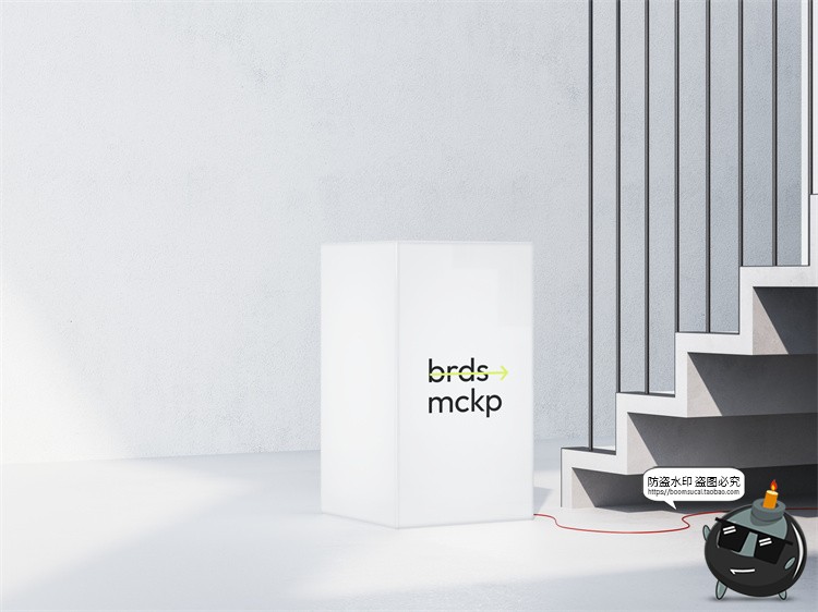 图片[4]-城市导视系统指示牌指引牌路标广告牌效果图PSD模板贴图样机素材-设计猿