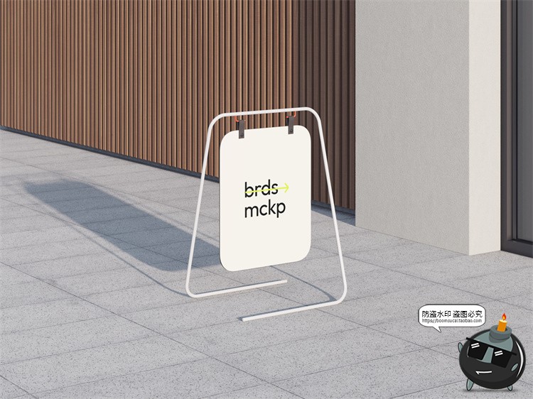 图片[10]-城市导视系统指示牌指引牌路标广告牌效果图PSD模板贴图样机素材-设计猿