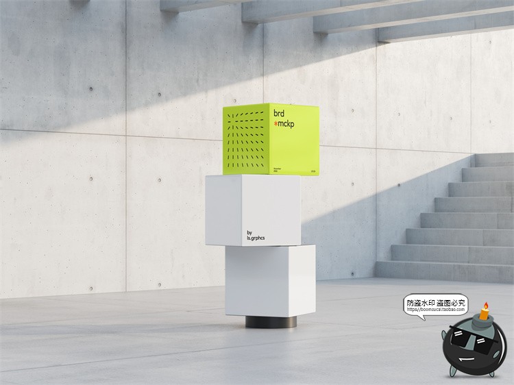 图片[17]-城市导视系统指示牌指引牌路标广告牌效果图PSD模板贴图样机素材-设计猿