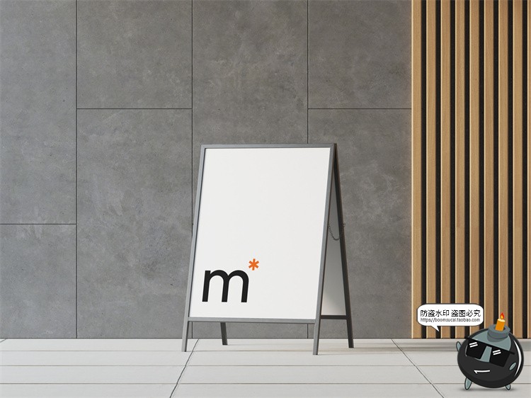 图片[22]-城市导视系统指示牌指引牌路标广告牌效果图PSD模板贴图样机素材-设计猿