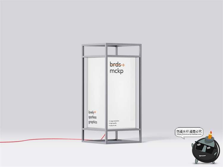 图片[36]-城市导视系统指示牌指引牌路标广告牌效果图PSD模板贴图样机素材-设计猿