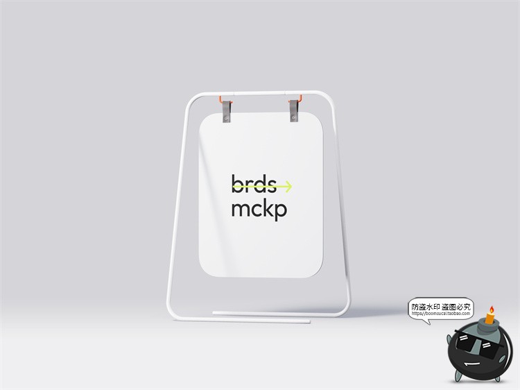 图片[37]-城市导视系统指示牌指引牌路标广告牌效果图PSD模板贴图样机素材-设计猿