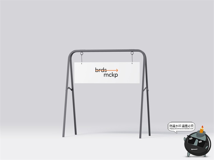 图片[50]-城市导视系统指示牌指引牌路标广告牌效果图PSD模板贴图样机素材-设计猿