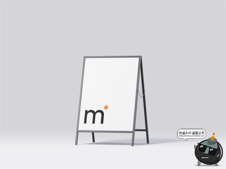 图片[54]-城市导视系统指示牌指引牌路标广告牌效果图PSD模板贴图样机素材-设计猿