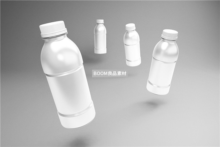 矿泉水瓶塑料瓶胶瓶瓶子样机PSD模板PS素材包装效果展示智能贴图-设计猿