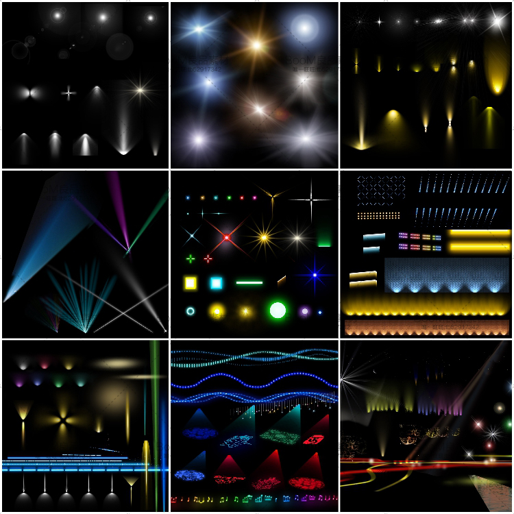 图片[2]-建筑园林景观灯光led光效效果图PSD素材夜景设计后期素材PS笔刷-设计猿