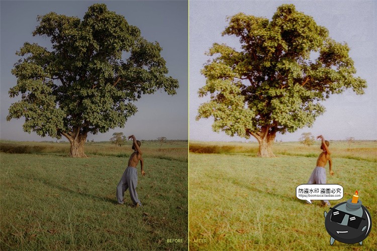 图片[3]-复古Y2K梦幻朦胧发光光晕肌理图片后期滤镜PSD特效样机模板PS素材-设计猿