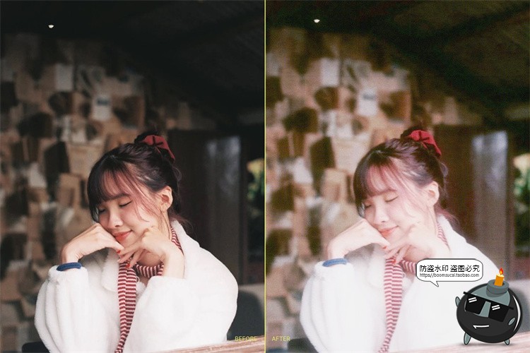 图片[4]-复古Y2K梦幻朦胧发光光晕肌理图片后期滤镜PSD特效样机模板PS素材-设计猿