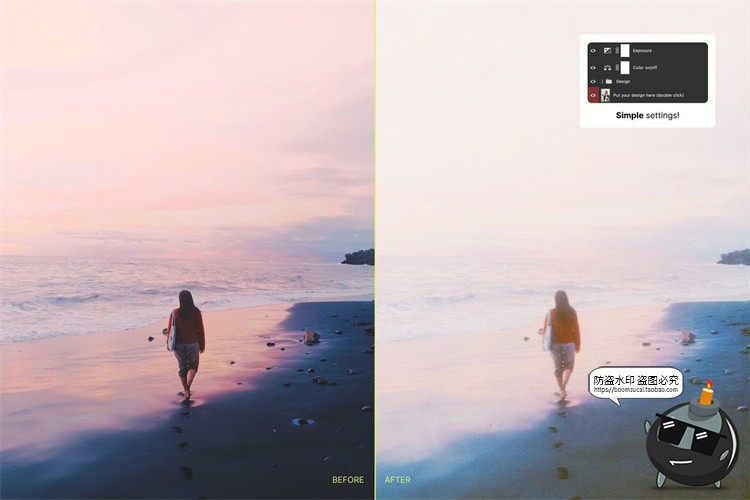 图片[6]-复古Y2K梦幻朦胧发光光晕肌理图片后期滤镜PSD特效样机模板PS素材-设计猿