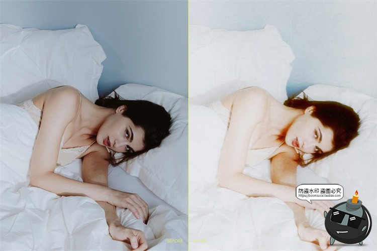 图片[7]-复古Y2K梦幻朦胧发光光晕肌理图片后期滤镜PSD特效样机模板PS素材-设计猿