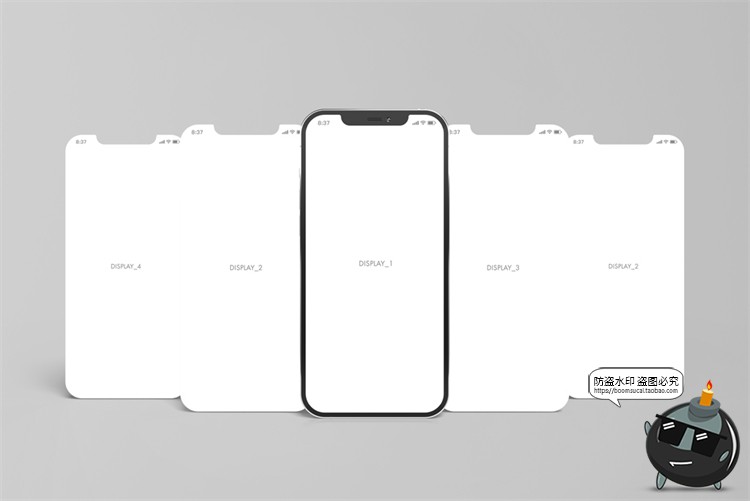 图片[12]-手机ui界面演示app作品效果图展示介绍智能贴图样机PSD模板PS素材-设计猿