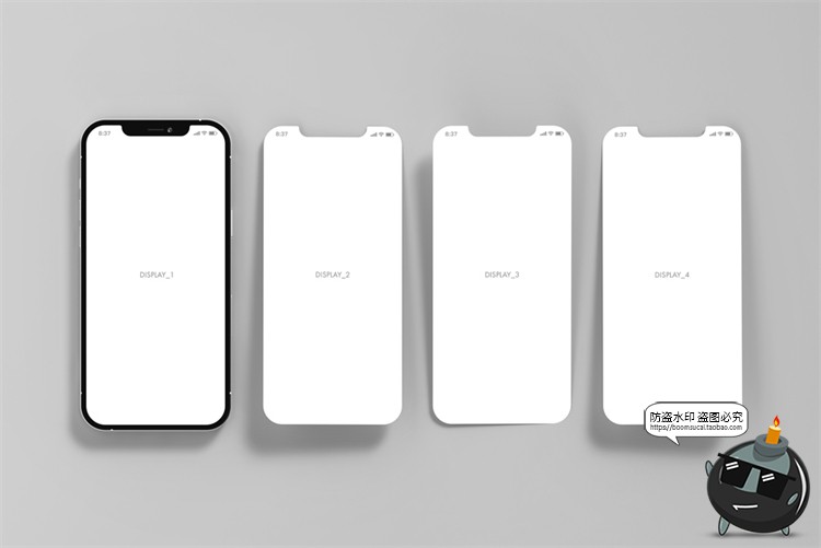 图片[14]-手机ui界面演示app作品效果图展示介绍智能贴图样机PSD模板PS素材-设计猿