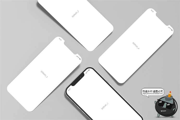 图片[17]-手机ui界面演示app作品效果图展示介绍智能贴图样机PSD模板PS素材-设计猿