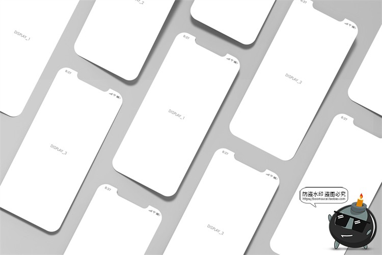 图片[20]-手机ui界面演示app作品效果图展示介绍智能贴图样机PSD模板PS素材-设计猿