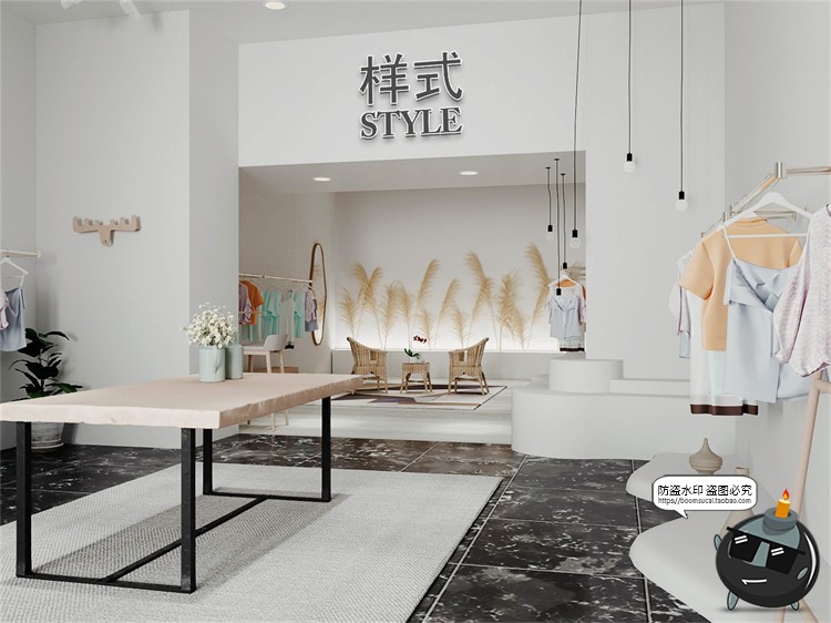 儿童童装服装衣服衣架短袖招牌吊牌品牌贴图vi样机PSD模板PS素材-设计猿