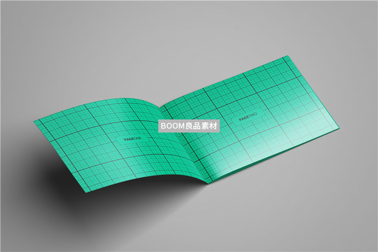 图片[7]-企业公司画册手册本子对折开智能贴图效果展示样机PSD模板PS素材-设计猿