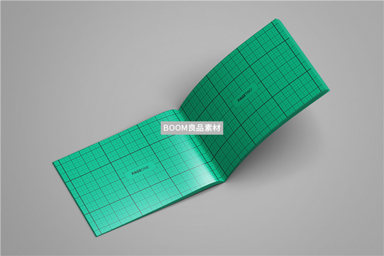 图片[10]-企业公司画册手册本子对折开智能贴图效果展示样机PSD模板PS素材-设计猿