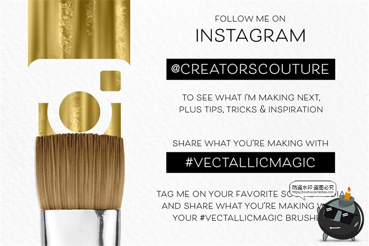 图片[12]-艺术金箔金色金油漆效果画笔颗粒质感笔触Ai矢量笔刷PNG免抠素材-设计猿