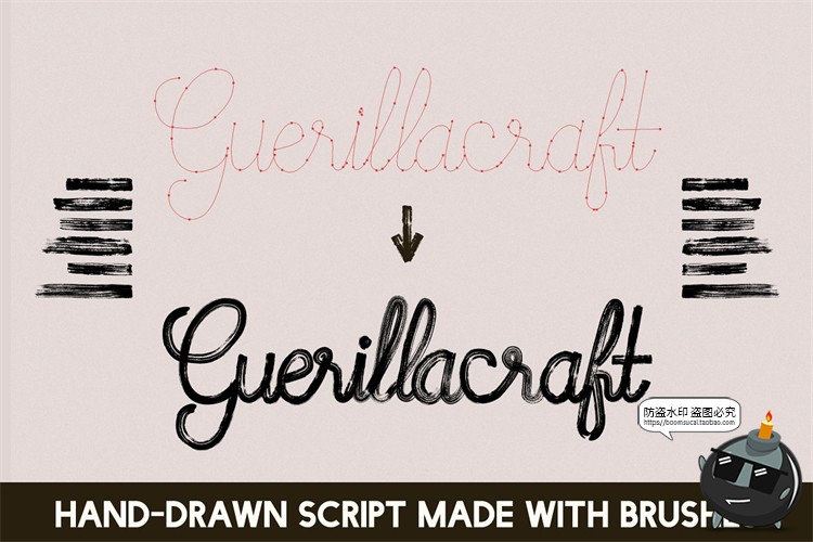 图片[5]-37款经典油墨油画水墨涂鸦手绘水彩绘画插图效果Ai矢量笔刷素材-设计猿