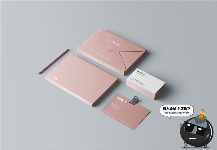 图片[7]-品牌形象商务企业VI名片样机展示模型mockups文创样机PSD模板素材-设计猿